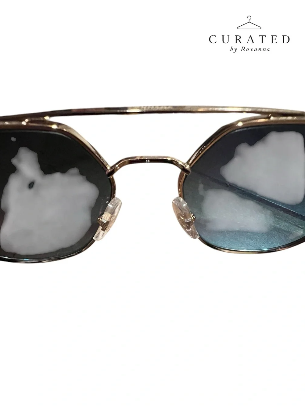 Carrera Festival Edition Mirror Aviator Sunglasses Gold Frame Rose Mirror Lens